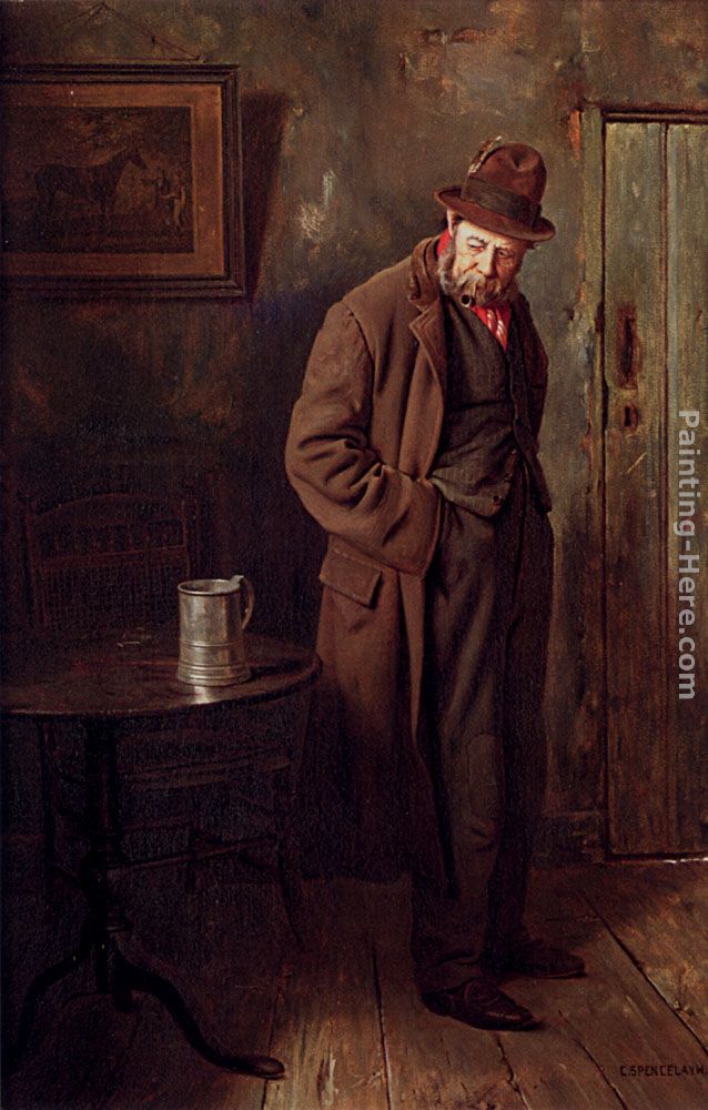 Gone But Not Forgotten painting - Charles Spencelayh Gone But Not Forgotten art painting